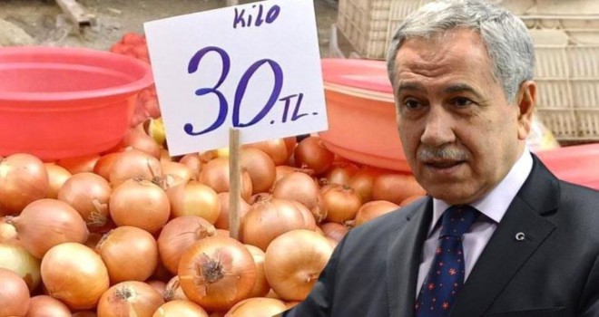 Arınç soğan üzerinden veryansın etti: