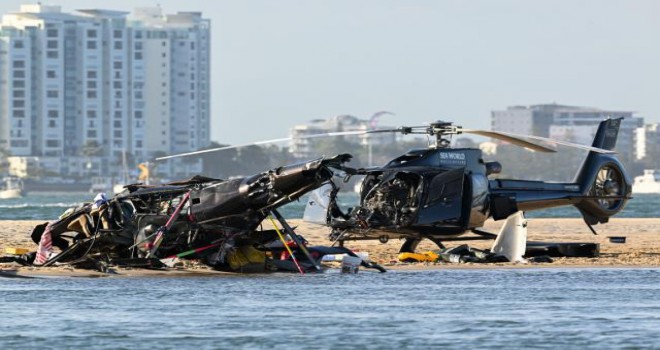 Avustralya'da 2 helikopter çarpıştı! 4 kişi öldü, 3'ü ağır 8 kişi yaralandı