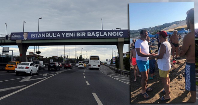 Ekrem İmamoğlu, Billboard'lardan teşekkür edip tatile gitti