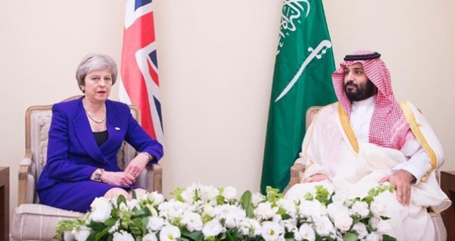 Suudi Arabistan Veliaht Prensi, İngiltere Başbakanı Theresa May ile görüştü