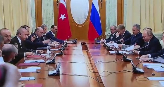Cumhurbaşkanı Erdoğan'dan Rusya'da peş peşe görüşmeler