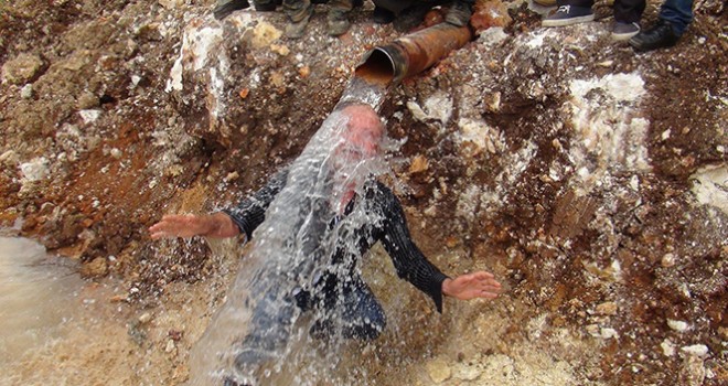  50 yıllık su hasreti biten köylülerin sevinci