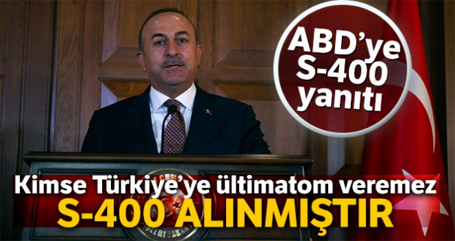  ABD'nin S-400 mektubuna yanıt