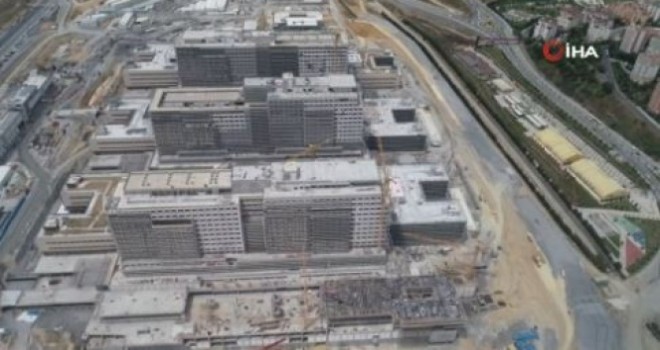 Başakşehir Şehir Hastanesinin yapımı büyük oranda tamamlandı