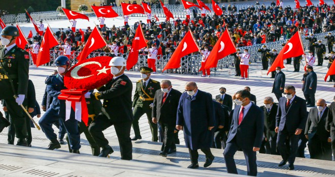 Cumhuriyetimiz 98 yaşında! Anıtkabir'de 29 Ekim Cumhuriyet Bayramı Töreni