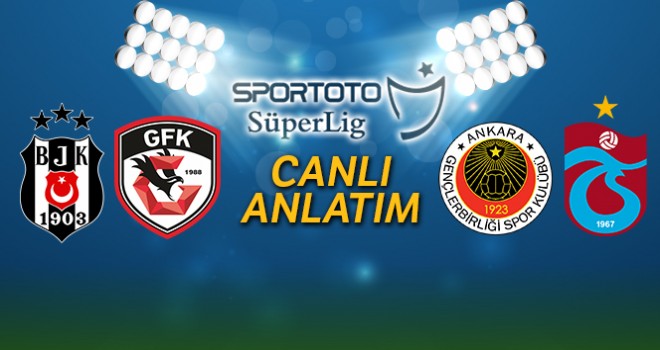  Süper Lig'de birbirinden zorlu iki maç /Canlı Anlatım