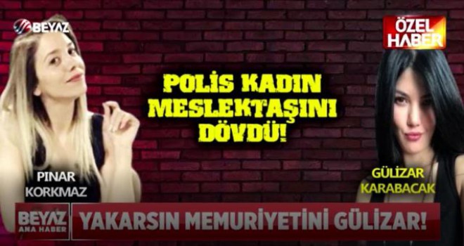 İçki içip yüksek sesle müzik dinleyen kadın polis ve arkadaşları, polise saldırıp kafasını yardı