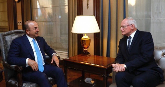 Dışişleri Bakanı Çavuşoğlu, ABD’nin Suriye Özel Temsilcisi Jeffrey’i kabul etti
