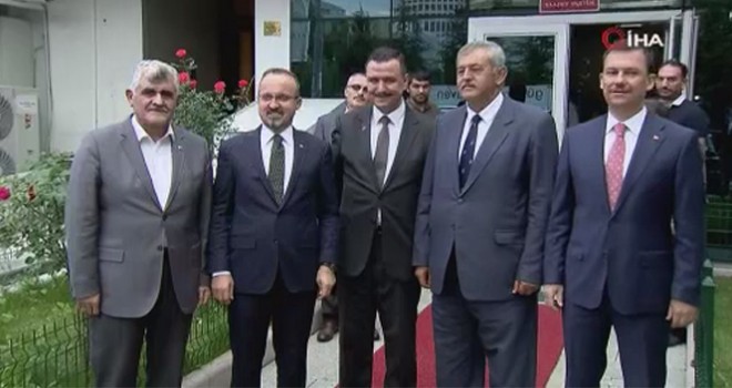 AK Parti'den Saadet Partisi'ne ziyaret