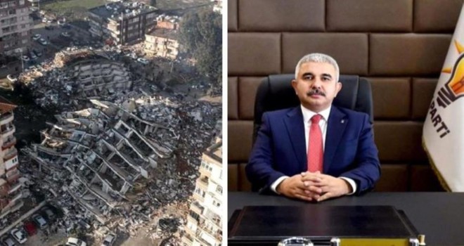 Yaptığı inşaatlar depremde yıkılan Şahin Avşaroğlu, AK Parti İlçe Başkanlığı görevinden alındı
