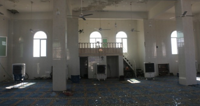  Resulayn'da YPG/PKK'nın saldırdığı cami görüntülendi