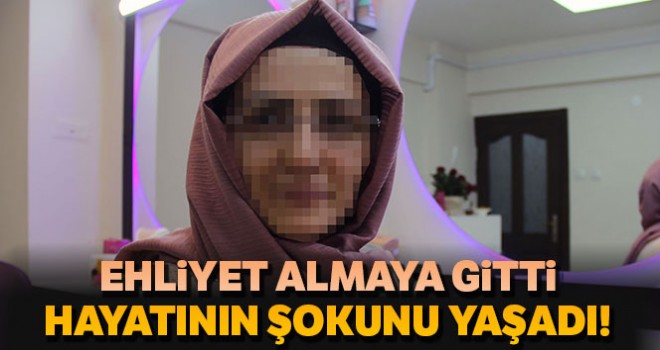  Ehliyet almaya gitti, evli olduğunu öğrendi