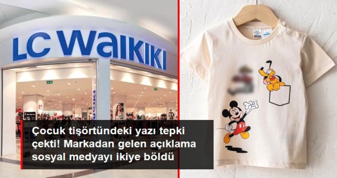 Arapça yazılı tişört satan LC Waikiki tepki çekti!