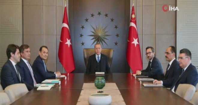 Cumhurbaşkanı Erdoğan, Türk Konseyi Genel Sekreteri Amreyev'i kabul etti