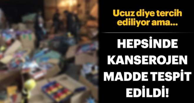 Uzakdoğu'dan getirilen oyuncaklarda kanserojen madde tespit edildi!