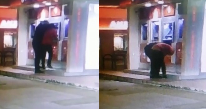 ATM'de gaspçı dehşeti