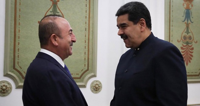 Çavuşoğlu, Maduro ile görüştü