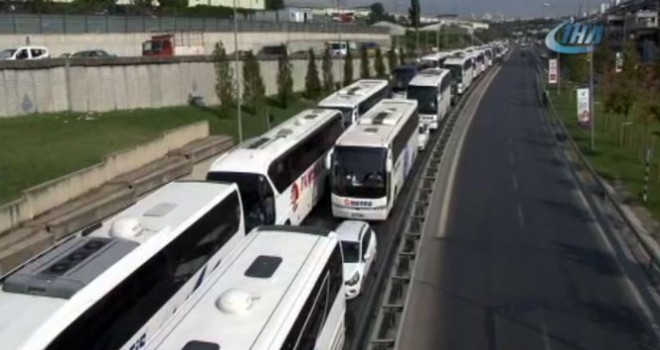 15 Temmuz Demokrasi Otogarı'nda tatil dönüşü yoğunluğu