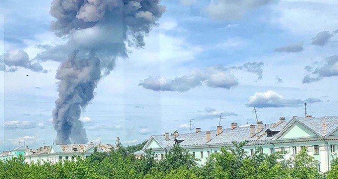 Rusya'da mühimmat fabrikasında büyük patlama: 19 yaralı