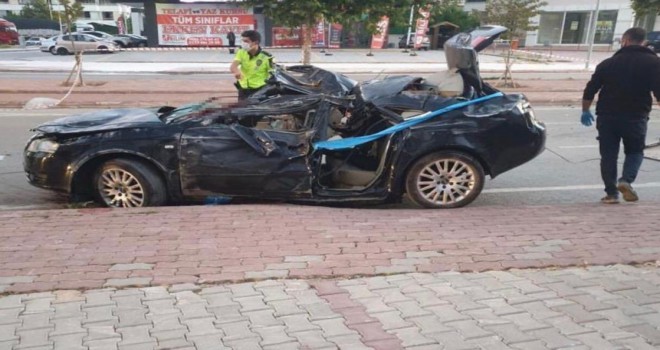 Konya'da feci kaza! Otomobil takla attı: 3 ölü, 1 yaralı