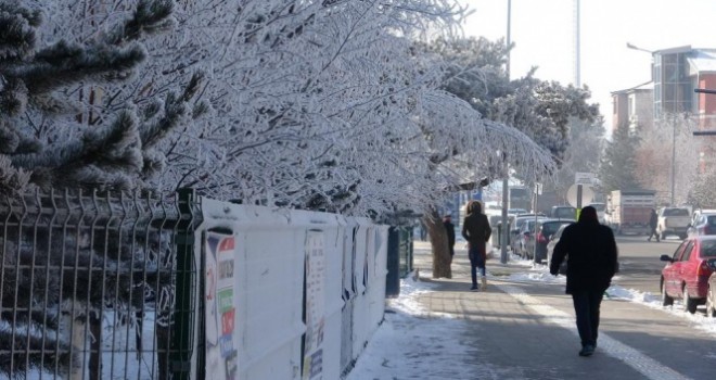 Göle donuyor, eksi 26 derece