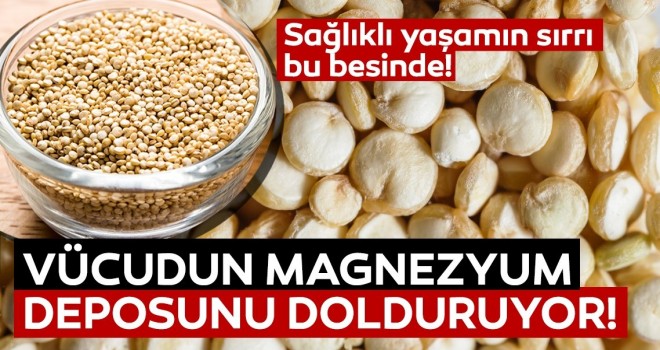  Magnezyum deposu süper besin şaşırtıyor!