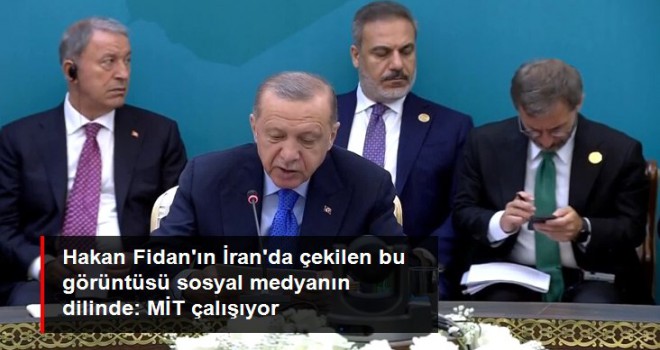 Hakan Fidan'ın İran'da çekilen görüntüsü sosyal medyanın dilinde: MİT çalışıyor