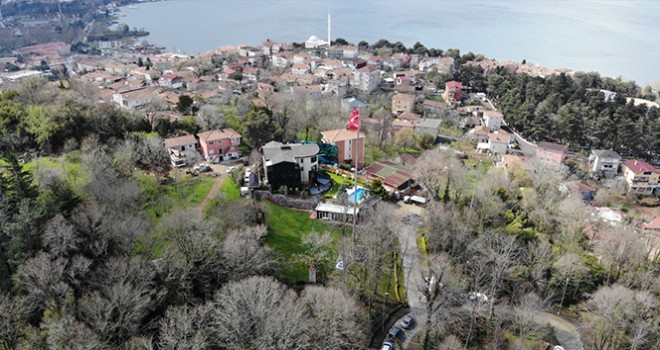 Sedat Peker'in Beykoz'daki villası havadan görüntülendi