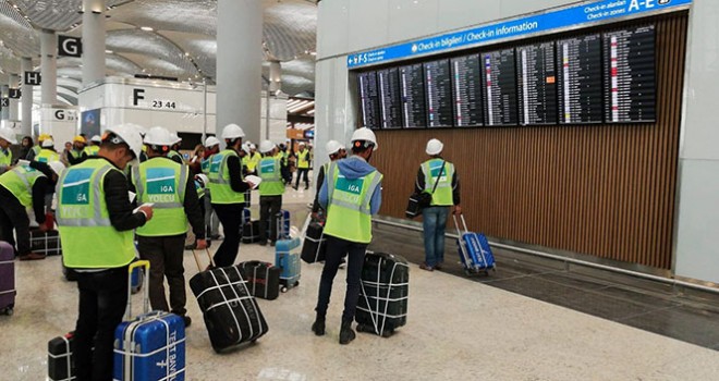İstanbul Yeni Havaalanı'nın  ilk kez yolcu testi gerçekleştirildi