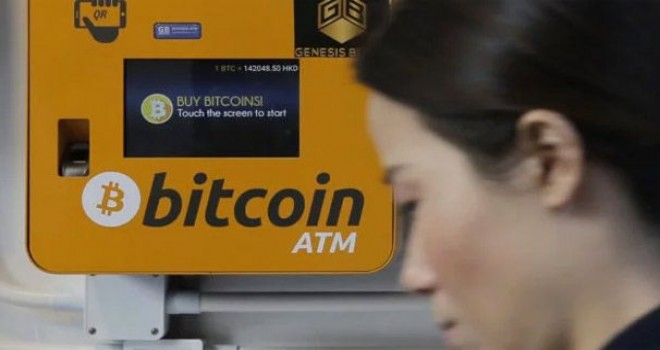 Dünyada ilk kez klasik bir banka `Bitcoin ATM`si uygulaması başlattı