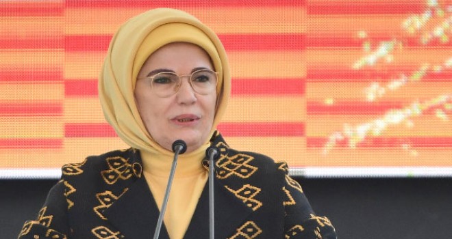 Emine Erdoğan: 'Bizim ruhumuzda yetinmek değil hep daha iyisini hedeflemek var'