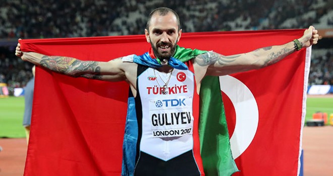 Ramil Guliyev, Avrupa Atletizm Şampiyonası'nda tarih yazdı