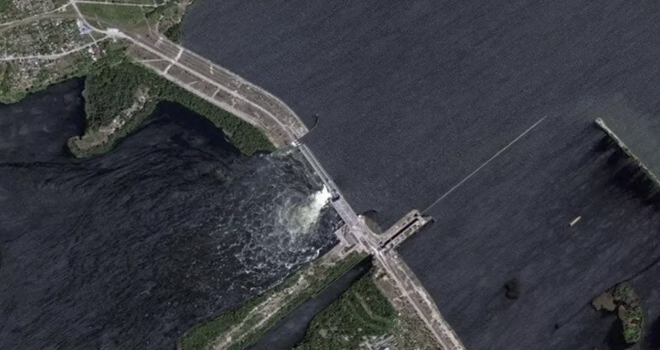 Rusya kontrolünde bulunan baraj vuruldu