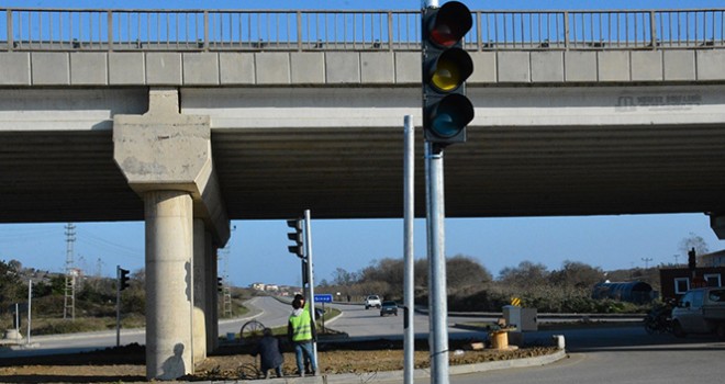  Sinop'ta artık trafik lambası var