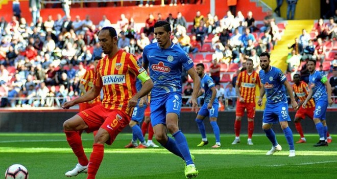 Kayserispor - Rizespor maçında her şey var, galip yok!