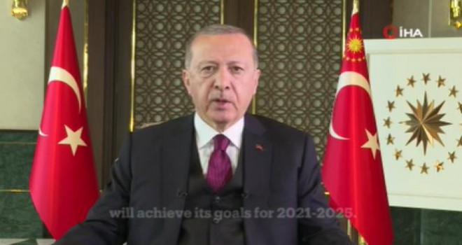 Cumhurbaşkanı Erdoğan'dan Küresel Aşı Zirvesi'ne mesaj