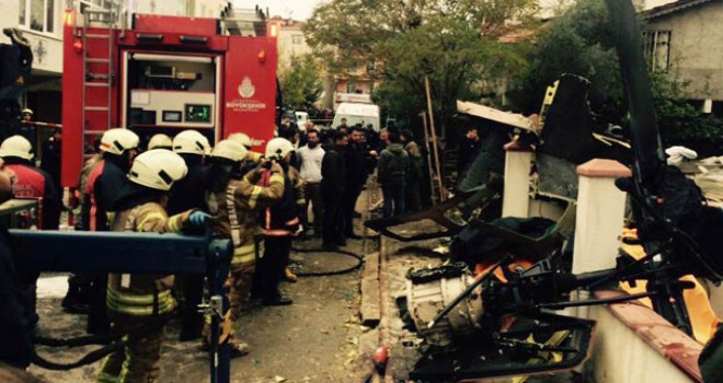 İstanbul'da askeri helikopter düştü! Bakan Akar acı haberi verdi