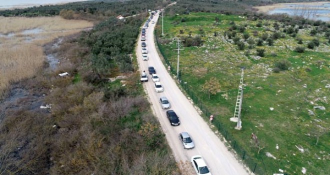 Akın akın oraya gidiyorlar! Her yer doldu taştı