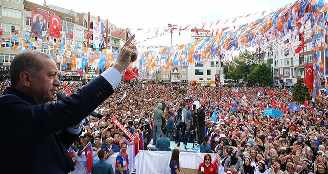 Cumhurbaşkanı Erdoğan, Tekirdağ'da konuşuyor