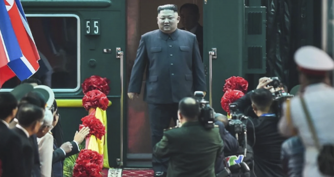 Kuzey Kore lideri Kim, Rusya'ya doğru yola çıktı