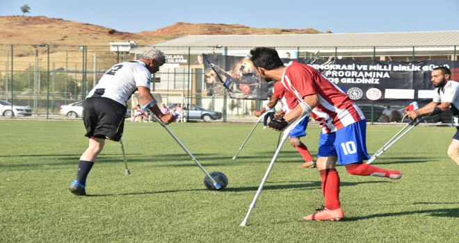 Ampute Futbol Karşılaşması Türkoğlu’nda