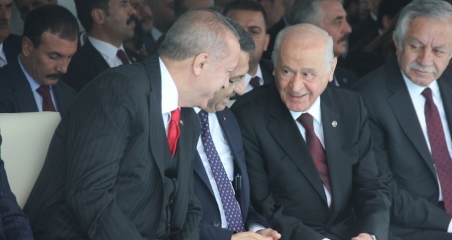 Cumhurbaşkanı Erdoğan ve Bahçeli arasında sıcak sohbet