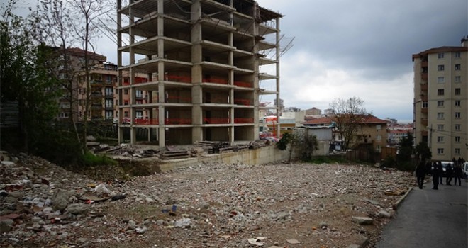 İstanbul'da inşatta dehşet