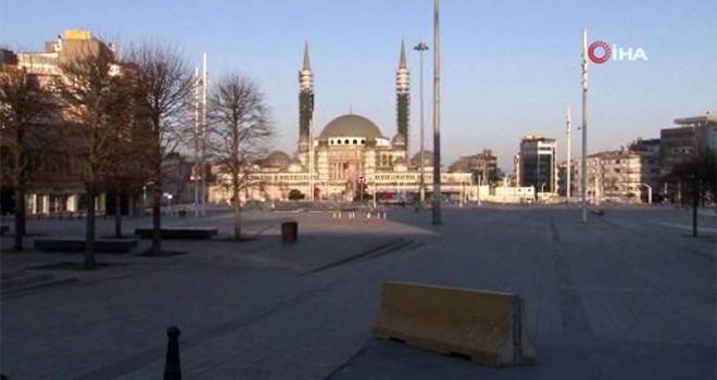 İstanbul'un meydanları boş kaldı!