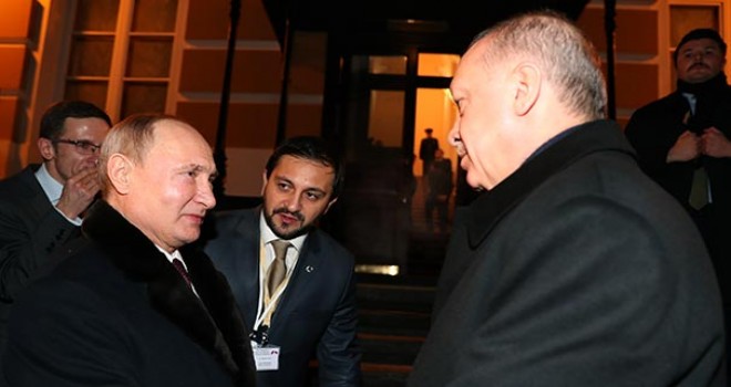 Putin, Cumhurbaşkanı Erdoğan'ı böyle uğurladı