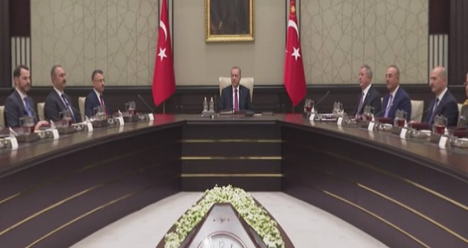 Cumhurbaşkanı Erdoğan başkanlığında Yüksek Askeri Şura toplantısı başladı