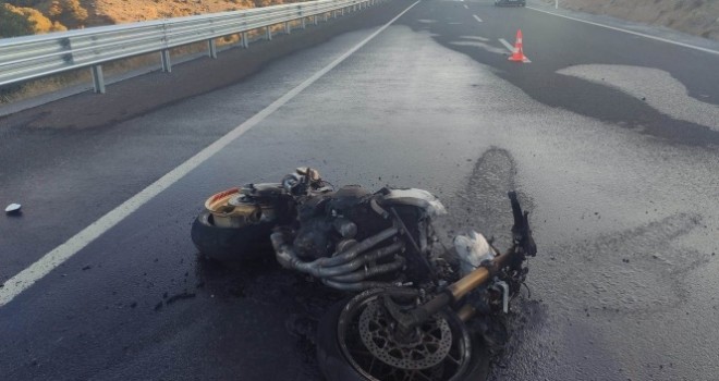  Konya'da motosiklet kazası: 1 ölü, 1 yaralı