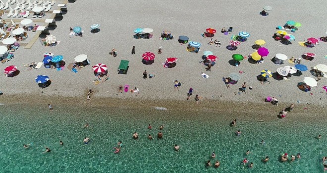 Antalya'ya gelen turist sayısı 5 milyonu aştı