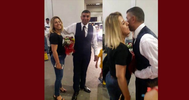 Cani koca eşini öldürmeden önce havalimanından çiçeklerle almış