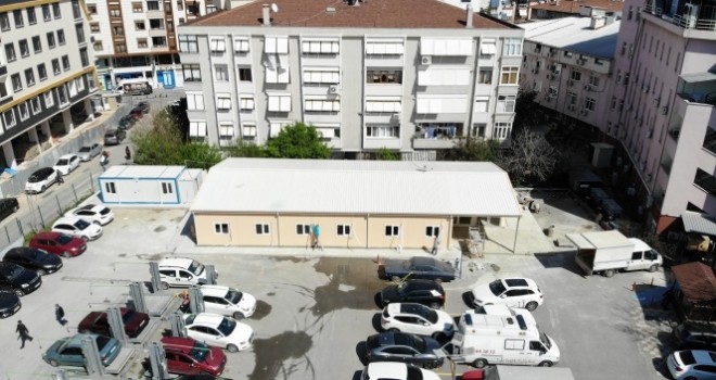 Pendik Devlet Hastanesi'nin geçici ek hizmet binası tamamlandı